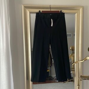 J. Crew Black Wide Leg Pants with Elegant Silhouette